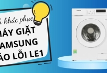 MÁY GIẶT SAMSUNG BÁO LỖI LE1