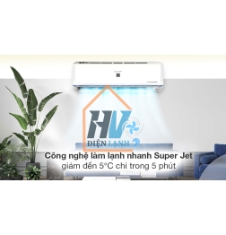 Máy Lạnh Sharp Inverter 1 HP AH-XP10BSW (2024)