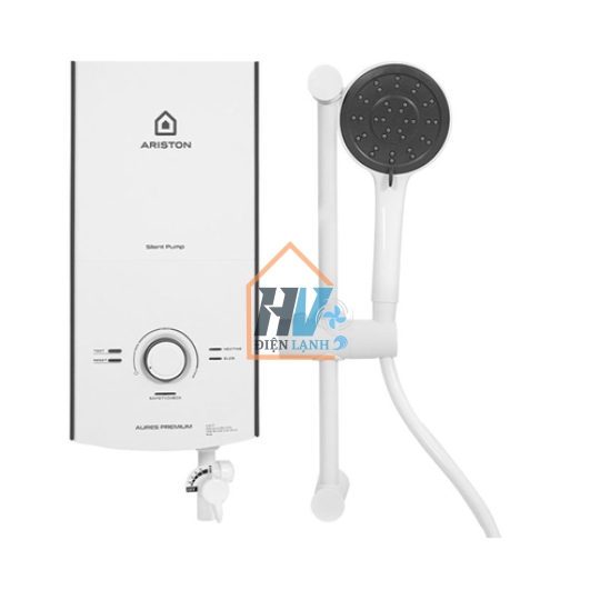 MÁY NÓNG TẮM TRỰC TIẾP ARISTON AURES PREMIUM 4.5P IVORY